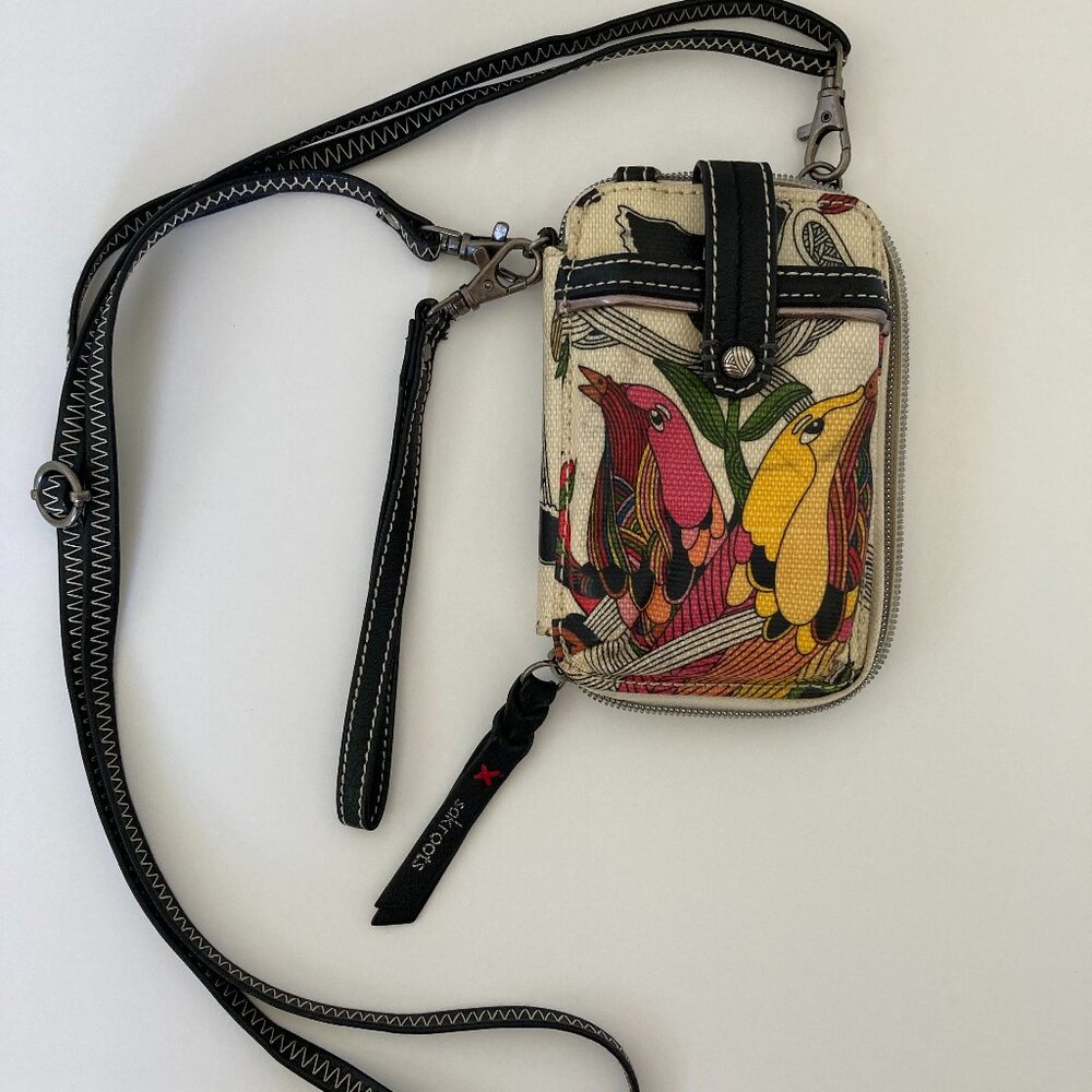 Sakroots Nature Bird Design Wristlet Wallet - Picture 2 of 10